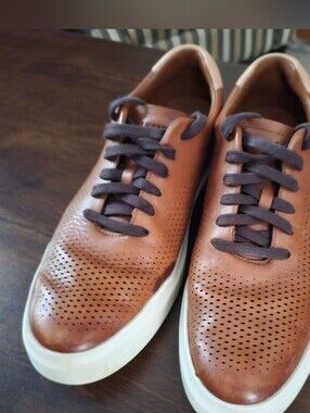 Men's Cole Haan Mens Size 11 Perforated Leather Sneakers